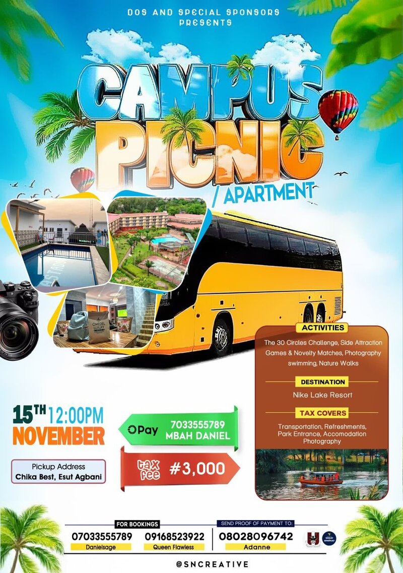 Campus Picnic event poster design