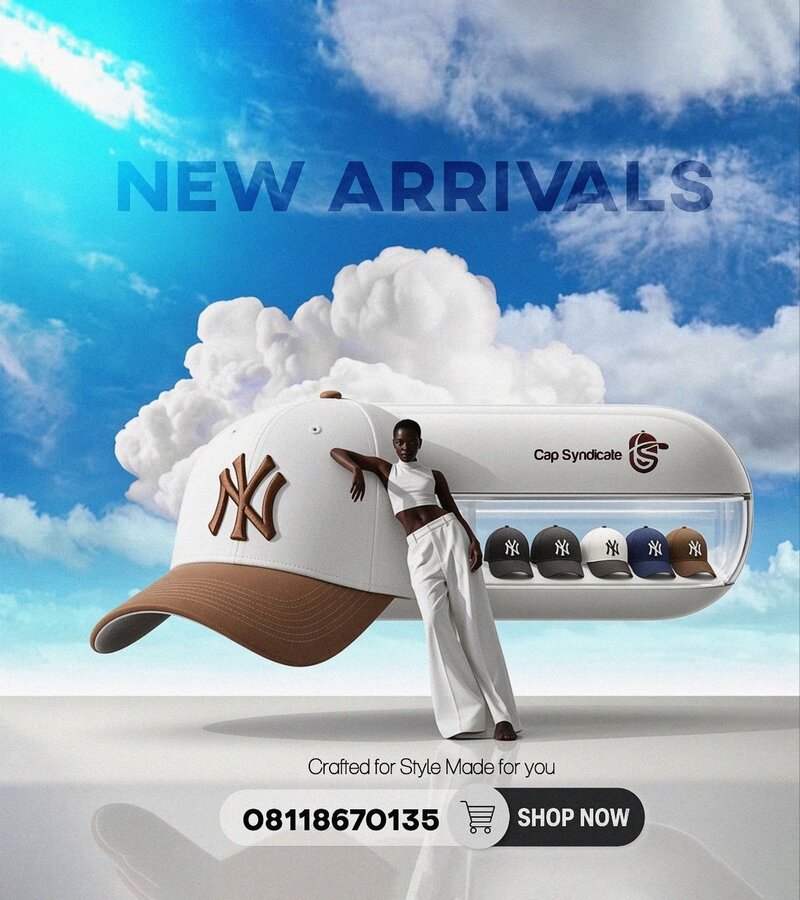 Cap Syndicate new arrivals ad creative